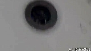 bratty sub shaving her shaved pussy and beaver in bound ebony style!