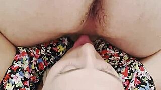 Upside down rimming with slave domination and rough deepthroat face fucking for gagging pleasure