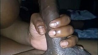 Throwback darkchocolatebarbie gets cum covered facial after sloppy blowjob session