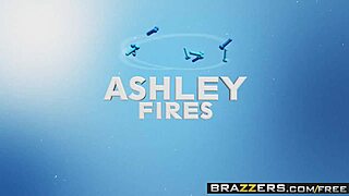 Brazzers doctor adventures features Ashley Fires and Charles Dera in crazy cock scene with patient fucking at hospital office.