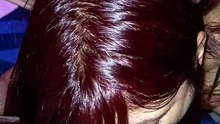 Redhead Latina Prostitute's Rich Sucking Before Intense Cock Action!