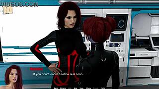 In the erotic game, characters NAVIGATE THROUGH SPACETIME 29 with intense challenges and hidden secrets unfolding