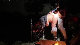 Curvy Fat Pussy Used Hard At Public Camping Site To Get Caught Fucking!