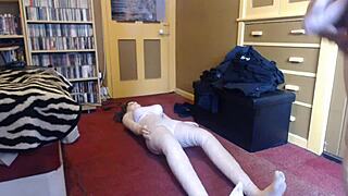 Sex Doll Gets Fucked Hard With Toys Until Massive Cumshot Explosion!