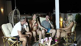 Blonde Milf Elo Cardone and Victor Mustang Dominate in Compilados with Bruna Carlos and Matheus Caetano in Part 2 Fetish Action