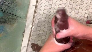 Stepbrother convinces stepsisters to try first time anal in shower with huge interracial cock do you think it fits I've never done this before please don't go hard