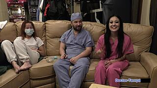 hey dr tampa, check out blaire celeste's yearly physical with shaved pussy and big ass in florida backstage