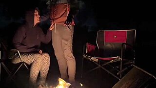 Curvy Fat Pussy Used Hard At Public Camping Site To Get Caught Fucking!