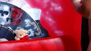 Horny slut Sara squirt sucks cock in part 2