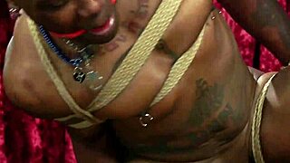 Big Black Cock Submissive Male Fucks Busty Milf With Bondage Strapon Toys And Rough Interracial Domination