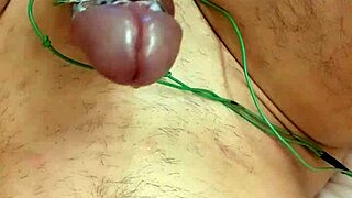 Quick orgasm hits hard with e-stim pulsing through my body for intense solo pleasure!
