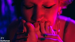 Horny Girls Dive into FEET TICKLING and Licking Bondage