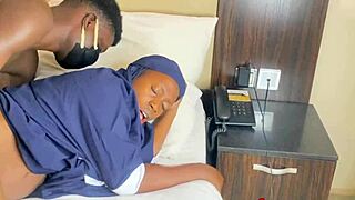 Muslim girl rides and teases her young 18+ boy toy's cock!