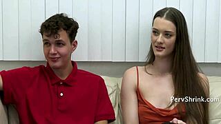 Reality scene shows doctor at hospital work with patient in hardcore anal office fuck. He humanizes and sexualizes the not sister role.