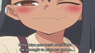 hey, let's spend the day with nagatoro in this anime hentai episode