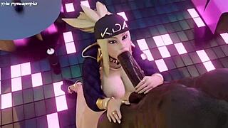 Oh akali your blowjob skills are insane can you take it deeper with that intense deepthroat action every time
