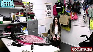 Hey check out this blonde shy teen getting kissed at work with deepthroat hardcore fucking in office as spoiled thief steals clothes