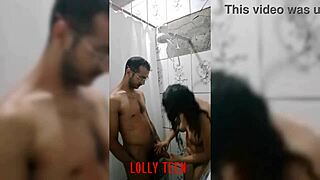 Went to Shower with the Guy and TOOK Advantage to Give Him a Tasty BLOWJOB