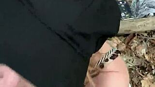 We Got Caught In The Forest As She Begged For N Word Dick!