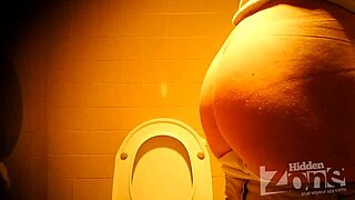 Beautiful Girl With Hair On Pussy Pees Standing