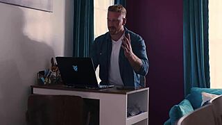 Duolingo breaks into house and fucks little 18+ Puck in skinny blowjob doggystyle bent over