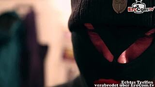 deutsches mädchen erwischt beim masturbieren und gefickt... skinny brunette teen 18+ with small tits in hardcore amateur action 😏