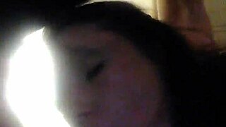 He grabbed her head and fucked her mouth with his big cock. 