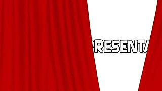 Brunette European licks big cock before outdoor couple pornstar action