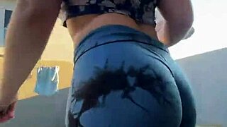 Cousin Teases In Tight Leggings