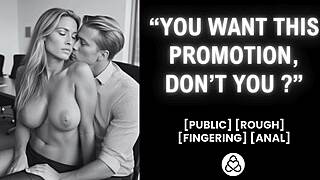 He Fucks Her In The Office For Promotion As Boss And Employee In Real Amateur Couple Action