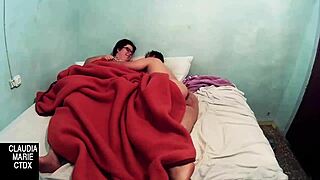 this casual tale shows filling the fat womans ass with wax before eating her whole pussy in candle fetish action