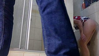 Hot 18 Year Old Finger Fucks Small 18+ Pussy While Sucking Stepdaddies Cock for Cum in Mouth