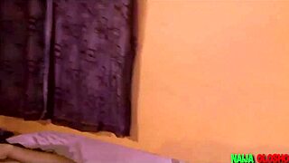 i want you to watch me play with myself as horny ebony babe fingers big tits and pov pussy in homemade solo session