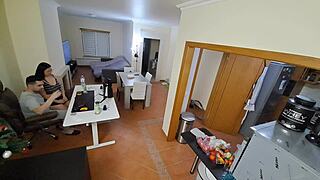 Seductive Maid In Flip Flops And Glasses With Pierced Nipples Big Ass Big Tits Gets Cowgirl Creampie Missionary Cumshot