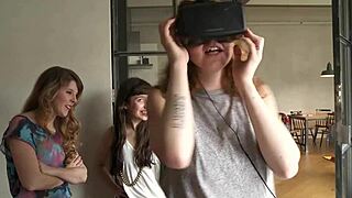 Leidenschaftliche deutsche brunette masturbates shaved pussy solo with natural tits