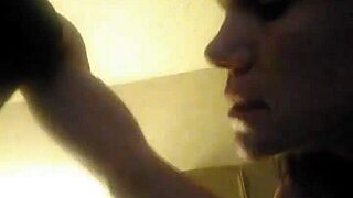 He grabbed her head and fucked her mouth with his big cock. 