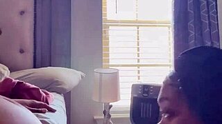 black guy craves intense sloppy blowjob with cum in mouth facial and ball licking from curvy ebony in wet orgasm