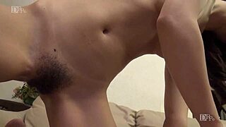 Japanese asian beauty hitomi maisaka delivers intense handjob action