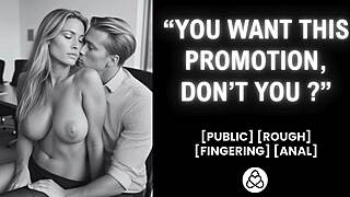 He Fucks Her In The Office For Promotion As Boss And Employee In Real Amateur Couple Action