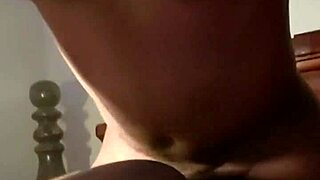 Laying on my stomach and letting him cum on my ass!