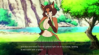 fucked by futa furry fox as stepsis in anime hentai