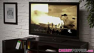 Tattooed teen 18+ teases with expert dick sucking