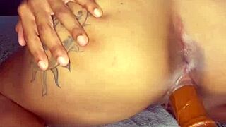 Serenity Love Solo Ebony Compilation With Fat Squirting Big Ass Machine Masturbation