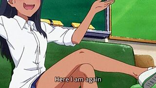 hey, let's spend the day with nagatoro in this anime hentai episode