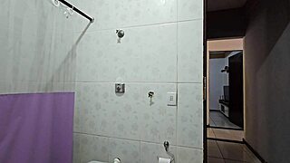 enteada gets horny seeing me in shower oh god stepdad you had multiple orgasms in my pussy now