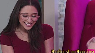 Anal Lesbian Gets Assfingered For The First Time