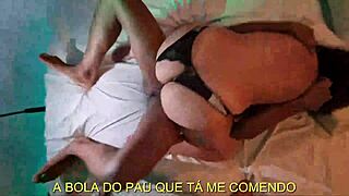 Husband watches his wife getting fucked by big thick cock in real amateur homemade threesome. Detailed cuckold filming.