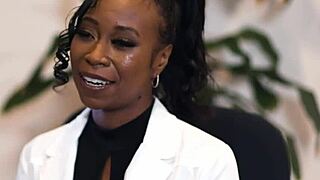 What makes this black horny beauty masseuse give such a wet nuru massage to oliver davis and mocha menage