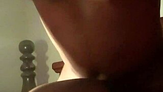 Laying on my stomach and letting him cum on my ass!