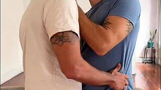 Intense preview of kisses and much more with my step cousin's friend on his birthday, featuring rawfuck bigdick gayparty creampie and latinbottom anal action